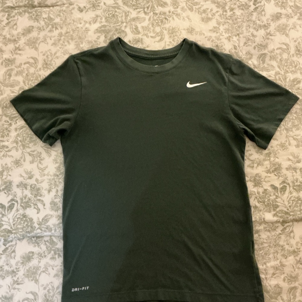 Nike Men's Dark Green Dri-FIT Tee